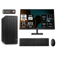 HP Pro Tower 290 G9 8T2X0ES Dahili Intel UHD Graphics 730 Intel Core i3 13100 36 GB Ram 256 GB SSD Tower FreeDos 23.8 inç Monitörlü Masaüstü Bilgisayar