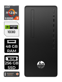 HP 295 G9 6D391EA Harici GeForce GT 1030 AMD Ryzen 3 5300G 48 GB Ram 256 GB SSD Tower Windows 11 Pro Masaüstü Bilgisayar + PER4 BELLEK