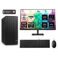 HP Tower 290 G9 8T2X1ES Harici GeForce GT 730 4 GB Intel Core i7 13700 64 GB Ram 4 TB SSD Tower FreeDos 23.8 inç Monitörlü Masaüstü Bilgisayar