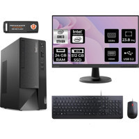 Lenovo Thinkcentre Neo 50T 11SC001ATXMNT322 Harici GeForce RTX 3060 Ti Intel Core i3 12100 24 GB Ram 512 GB SSD Tower FreeDos 23.8 inç Monitörlü Masaüstü Bilgisayar + PER4 BELLEK