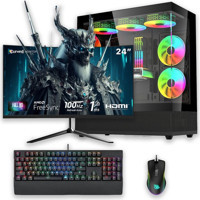 Izoly E-VİX HYPNOS Harici Radeon RX 6800 XT Intel Core i5 12400F 16 GB Ram GDDR6 512 GB SSD Tower FreeDos 24 inç Monitörlü Masaüstü Bilgisayar
