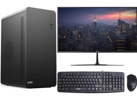 Izoly N5C Harici GeForce RTX 3060 Ti Intel Core i5 4400 8 GB Ram 128 GB SSD Tower FreeDos 19 inç Monitörlü Masaüstü Bilgisayar
