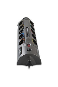 S-Link Sp10Af 10'lu Soket 1.8 metre 2'li USB Kablolu Çiftli 1800 J Akım Korumalı Priz