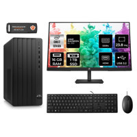 HP Tower 290 G9 8T2X2ES Harici Radeon RX 550 Intel Core i7 13700 16 GB Ram 1 TB SSD Tower FreeDos 23.8 inç Monitörlü Masaüstü Bilgisayar