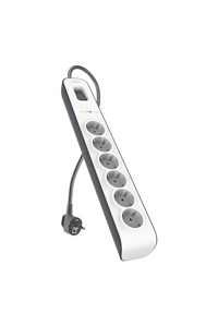 Belkin Bsv603Vf2M 6'lı Soket 2 metre Kablolu Tekli 650 J Akım Korumalı Priz