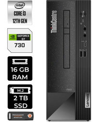 Lenovo Thinkcentre Neo 50S 11SX002VTXP414 Harici GeForce GT 730 4 GB Intel Core i3 12100 16 GB Ram 2 TB SSD Tower Windows 11 Pro Masaüstü Bilgisayar + PER4 BELLEK