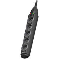 Powermaster Zm-Gfx500H 5'li Soket 1.8 metre Kablolu Çiftli 175 J Akım Korumalı Priz