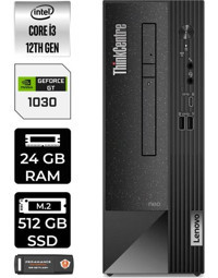 Lenovo Thinkcentre Neo 50S 11SX002VTXP372 Harici GeForce RTX 3060 Ti Intel Core i3 12100 24 GB Ram 512 GB SSD Tower Windows 11 Home Masaüstü Bilgisayar + PER4 BELLEK