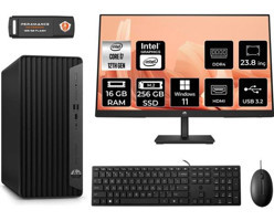 HP Pro Tower 400 G9 6U3M9EAMNT411 Dahili Intel UHD Graphics Intel Core i7 12700 16 GB Ram 256 GB SSD Tower Windows 11 Pro 23.8 inç Monitörlü Masaüstü Bilgisayar + PER4 BELLEK