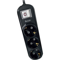 Dotvolt Aks-00002 3'lü Soket 1.5 metre Kablolu Çiftli Akım Korumalı Priz
