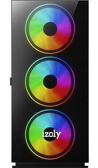Izoly HUGE Harici GeForce RTX 3060 Intel Core i3 10100F 8 GB Ram 512 GB SSD Tower FreeDos 24 inç Monitörlü Masaüstü Bilgisayar