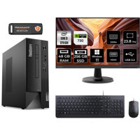 Lenovo Thinkcentre Neo 50S 11SX002VTXMNT2441 Harici GeForce GT 730 4 GB Intel Core i3 12100 48 GB Ram 256 GB SSD Tower Windows 11 Pro 23.8 inç Monitörlü Masaüstü Bilgisayar + PER4 BELLEK