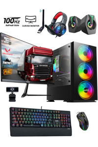 Izoly İZOLY K203 TM Harici GeForce GT 740 Intel Core i5 3470 16 GB Ram 256 GB SSD Tower FreeDos 24 inç Monitörlü Masaüstü Bilgisayar