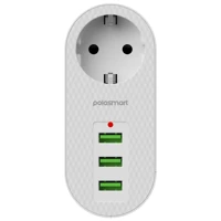 Polosmart Mp11 tekli Soket 3'lü USB Kablosuz Tekli Akım Korumalı Priz