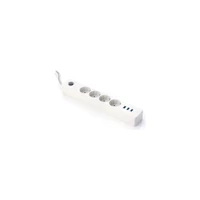 River World 4'lü Soket 2 metre 3'lü USB Kablolu Çiftli Akım Korumalı Priz
