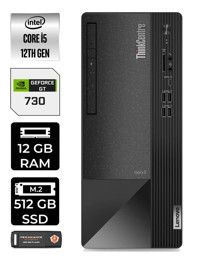 Lenovo NEO 50T 11SE00MJTX Harici GeForce GT 730 4 GB Intel Core i5 12400 12 GB Ram 512 GB SSD Tower Windows 11 Home Masaüstü Bilgisayar + PER4 BELLEK