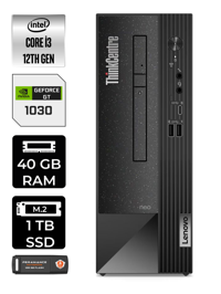 Lenovo NEO 50S 11SX002VTX Harici GeForce RTX 3060 Ti Intel Core i3 12100 40 GB Ram 1 TB SSD Tower Windows 11 Pro Masaüstü Bilgisayar + PER4 BELLEK
