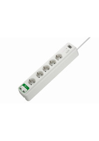 Apc By Schneider Electric Pm5U-Gr 5'li Soket 1.83 metre 2'li USB Kablolu Tekli 918 J Akım Korumalı Priz