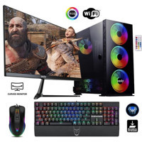 Izoly HUNTER X Harici GeForce RTX 3060 Intel Core i3 10100F 16 GB Ram 512 GB SSD Tower FreeDos 24 inç Monitörlü Masaüstü Bilgisayar