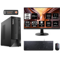 Lenovo Thinkcentre Neo 50S 11SX002VTXMNT1377 Harici Radeon RX 550 Intel Core i3 12100 32 GB Ram 512 GB SSD Tower Windows 11 Home 23.8 inç Monitörlü Masaüstü Bilgisayar + PER4 BELLEK