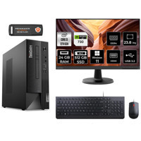 Lenovo Thinkcentre Neo 50S 11SX002VTX Harici GeForce GT 730 4 GB Intel Core i3 12100 24 GB Ram 512 GB SSD Tower Windows 11 Pro 23.8 inç Monitörlü Masaüstü Bilgisayar