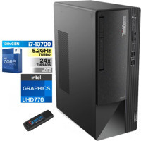 Lenovo Thinkcentre Neo 50T GEN4 112JB005ATR22 Harici GeForce RTX 3060 Ti Intel Core i7 13700 8 GB Ram 512 GB SSD Tower Windows 11 Home Masaüstü Bilgisayar + Zetta Flash Bellek