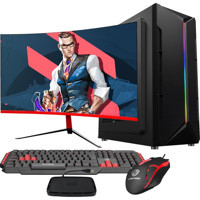 Ramtech DG124 Harici GeForce RTX 3060 Ti Intel Core i5 750 8 GB Ram 256 GB SSD Tower FreeDos 23.6 inç Monitörlü Masaüstü Bilgisayar