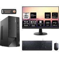 Lenovo Thinkcentre Neo 50T 11SE00BPTXMNT1442 Harici Radeon RX 550 Intel Core i5 12400 48 GB Ram 512 GB SSD Tower Windows 11 Pro 23.8 inç Monitörlü Masaüstü Bilgisayar + PER4 BELLEK