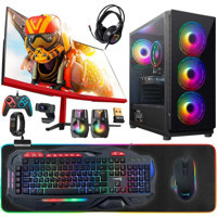 Turbox TX5012 Harici GeForce RTX 3060 Ti AMD Ryzen 5 3600 32 GB Ram 512 GB SSD Tower FreeDos 23.6 inç Monitörlü Masaüstü Bilgisayar