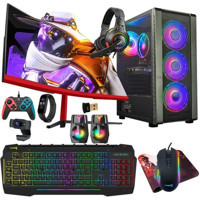 Turbox TX5423 Harici GeForce RTX 3060 Ti Intel Core i5 6400 16 GB Ram 512 GB SSD Tower FreeDos 23.6 inç Monitörlü Masaüstü Bilgisayar