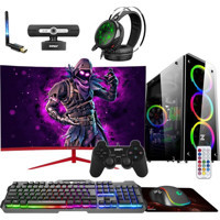 Zeiron AMX15 Harici Radeon RX 550 AMD Ryzen 5 3600 8 GB Ram 120 GB + 1 TB SSD Tower FreeDos 27 inç Monitörlü Masaüstü Bilgisayar