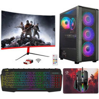 Turbox QUANTUM Harici GeForce RTX 3060 Ti Intel Core i7 860 16 GB Ram 1 TB SSD Tower FreeDos 23.6 inç Monitörlü Masaüstü Bilgisayar