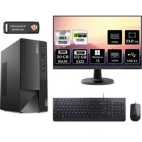 Lenovo Thinkcentre Neo 50T 11SE00BJTXMNT3367 Harici GeForce RTX 3060 Ti Intel Core i5 12400 20 GB Ram 512 GB SSD Tower Windows 11 Home 23.8 inç Monitörlü Masaüstü Bilgisayar + PER4 BELLEK