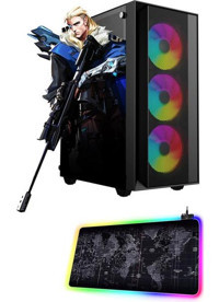 Ramtech LOKİ X120 Harici Radeon RX 550 Intel Core i5 11400F 16 GB Ram 480 GB SSD Tower FreeDos Masaüstü Bilgisayar