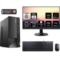 Lenovo Thinkcentre Neo 50T 11SE00BJTXMNT383 Harici GeForce RTX 3060 Ti Intel Core i5 12400 36 GB Ram 1 TB SSD Tower Windows 11 Home 23.8 inç Monitörlü Masaüstü Bilgisayar + PER4 BELLEK