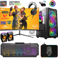 Xaser XSR556 Harici GeForce GTX 1050 Ti AMD Ryzen 5 5600 16 GB Ram 512 GB SSD Tower FreeDos 23.8 inç Monitörlü Masaüstü Bilgisayar