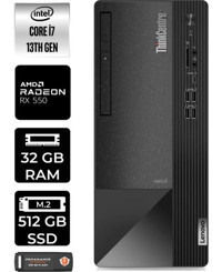 Lenovo Thinkcentre Neo 50T 12JD0008TRP427 Harici Radeon RX 550 Intel Core i7 13700 32 GB Ram 512 GB SSD Tower Windows 11 Pro Masaüstü Bilgisayar + PER4 BELLEK