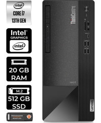 Lenovo Thinkcentre Neo 50T 12JD0008TRP317 Harici GeForce RTX 3060 Ti Intel Core i7 13700 20 GB Ram 512 GB SSD Tower FreeDos Masaüstü Bilgisayar + PER4 BELLEK