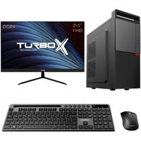 Turbox TX5177 Harici GeForce RTX 3060 Ti Intel Core i5 7400 32 GB Ram 512 GB SSD Tower FreeDos 21.5 inç Monitörlü Masaüstü Bilgisayar