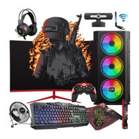 Zeiron AFX30 Harici Radeon RX 550 AMD Ryzen 5 3600 16 GB Ram 128 GB + 1 TB SSD Tower FreeDos 23.8 inç Monitörlü Masaüstü Bilgisayar