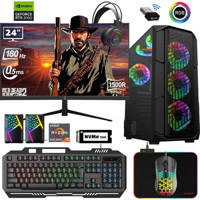 Xaser XSR630 Harici GeForce RTX 3060 AMD Ryzen 7 5700X 16 GB Ram 1 TB SSD Tower FreeDos 24 inç Monitörlü Masaüstü Bilgisayar