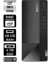 Lenovo Thinkcentre Neo 50T 11SC001ATXP345 Harici GeForce RTX 3060 Ti Intel Core i3 12100 48 GB Ram 4 TB SSD Tower FreeDos Masaüstü Bilgisayar + PER4 BELLEK