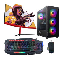 Turbox TX4423 Harici Radeon RX 560 Intel Core i7 4770 16 GB Ram 1 TB SSD Tower FreeDos 23.6 inç Monitörlü Masaüstü Bilgisayar