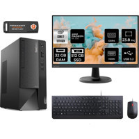 Lenovo Thinkcentre Neo 50T 12JD0008TRMNT1327 Harici Radeon RX 550 Intel Core i7 13700 32 GB Ram 512 GB SSD Tower FreeDos 23.8 inç Monitörlü Masaüstü Bilgisayar + PER4 BELLEK