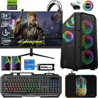 Xaser XSR665 Harici GeForce RTX 3060 Intel Core i5 11400F 16 GB Ram 512 GB SSD Tower FreeDos 24 inç Monitörlü Masaüstü Bilgisayar