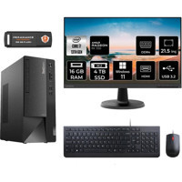 Lenovo Thinkcentre Neo 50T 12JD0008TRMNT1415 Harici Radeon RX 550 Intel Core i7 13700 16 GB Ram 4 TB SSD Tower Windows 11 Pro 21.5 inç Monitörlü Masaüstü Bilgisayar + PER4 BELLEK