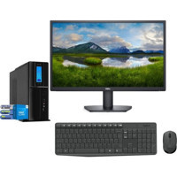 Zetta Flex Pro 450X ZET450X9565018 Harici GeForce RTX 3060 Ti Intel Core i5 14400 48 GB Ram DDR5 1 TB SSD Slim Tower FreeDos 23.8 inç Monitörlü Masaüstü Bilgisayar