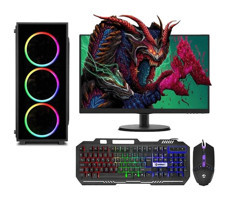 Zeiron P40 Harici GeForce GT 730 Intel Core i5 3470 8 GB Ram 240 GB + 1 TB SSD Tower FreeDos 21.5 inç Monitörlü Masaüstü Bilgisayar