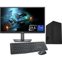 Zetta Pro 290X X166333 Harici GeForce RTX 3060 Ti Intel Core i9 13900 8 GB Ram 256 GB SSD Tower Windows 11 Pro 21.5 inç Monitörlü Masaüstü Bilgisayar