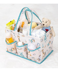 DaisyHome Bölmeli Keçe Bebek El Çantası Mavi
